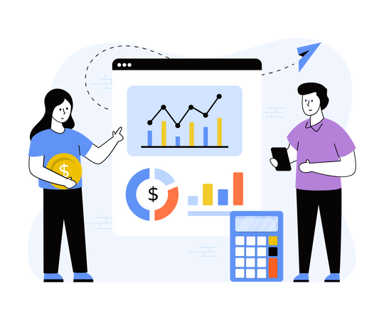 Financial planning illustration